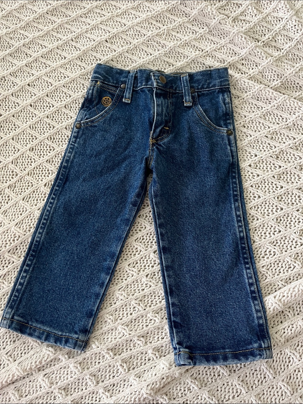 Wrangler Kids Dark Blue Denim Jeans